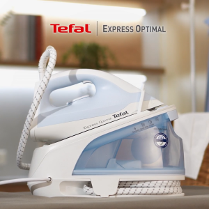 (Online Exclusive) Tefal เตารีดแรงดันไอน้ำ แรงดัน 6 บาร์ SV4210T0 STEAM STATION EXPRESS OPTIMAL 6 bar