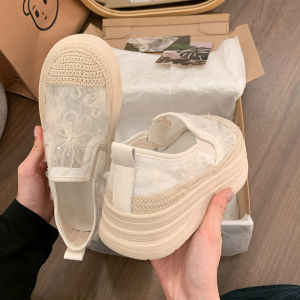 ZOG | Giày Slip-on Thoáng Khí Đế Dày Tăng Chiều Cao Cho Nữ