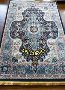 พรมเปอร์เซีย🇹🇷แคชเมียร์🇹🇷สีน้ำเงิน