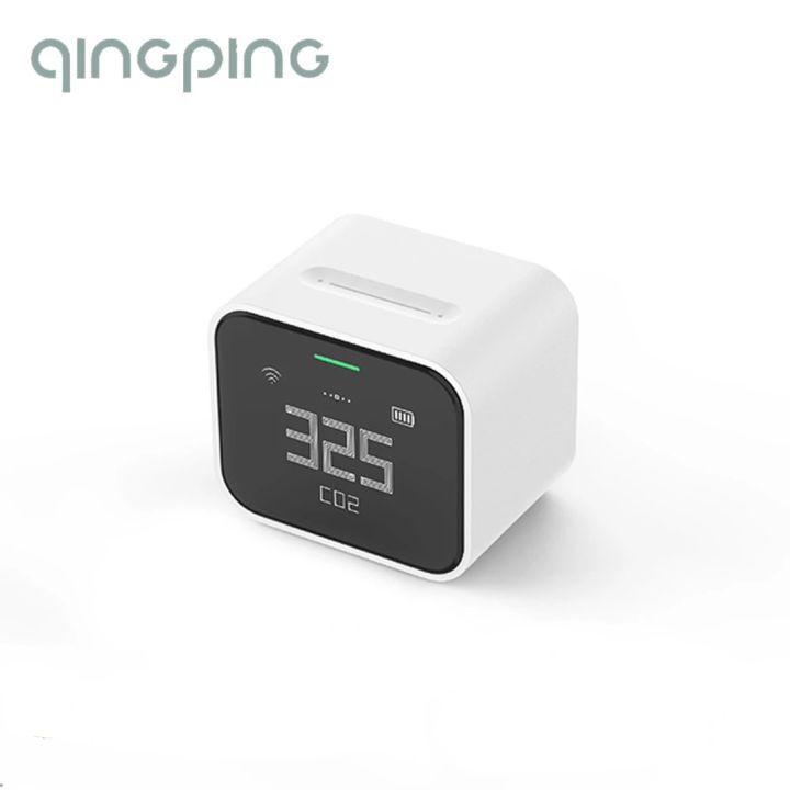 Qingping Air Monitor Lite CO2 PM2.5 PM10 Temperature Humidity Detector ...