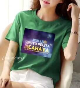 KAOS OBLONG AMSAL 6:23 TERBARU/KAOS TRENDY/POLOS PRIA DAN WANITA