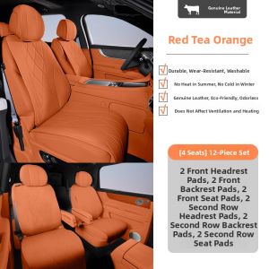 GUIPAI | AITO M9 Compatible Breathable Leather Seat Covers 5/6 Seats