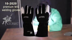 Weldas Stylish Welders Welding Protective Heat-Resistant Gloves - Multi-Purpose Premium Mid-Length Gloves with Fire-Resistant Thread Model 10-2020
