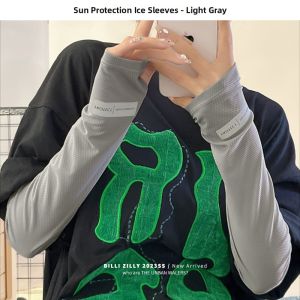 BILLI ZILLY | UV Protection Ice Silk Arm Sleeves Loose Fitting