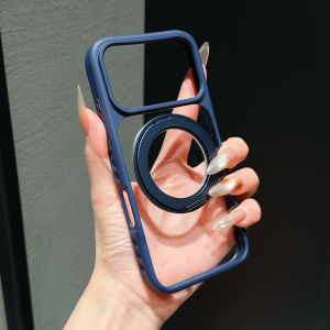 Luxury 360 ° Holder Ring for Magsafe Metal Car Phone Case for IPhone 17 Pro Max 17 Pro Magnetic Bumper Back Shockproof Cover