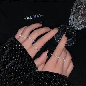 10 Rings Suit Combination Minimalist Ring Female Ins Niche Design Cold Style Quality Ring Ring