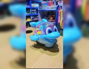 Mainan Robot Ikan Lumba Lumba Lucu Bisa Bergerak Di HIasi Lampu Dan Musik