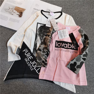 Áo Thun Cotton Dài Tay Mùa Xuân Hè Mỏng Cho Bé Trai Và Bé Gái Cỡ Nhỏ Và Cỡ Trung Áo Thun Cotton Nguyên Chất