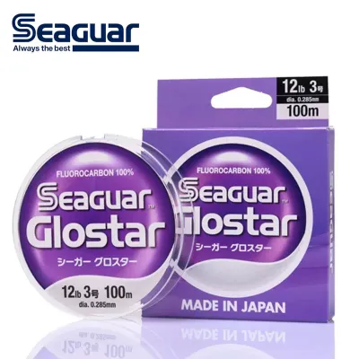 NEW SEAGUAR GLOSTAR Original Fishing Line 4LB-70LB 100% FLUOROCARBON Fishing Lines 100M/60M 50th Anniversary Limited Product