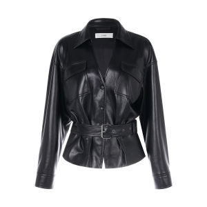 Autumn Brown PU Leather Jacket