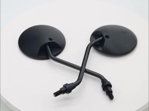 LMoDri penghantaran percuma baru motosikal Universal bulat Side Back View Mirror Motorbike e-bike Scooter 10mm 8mm cermin spion