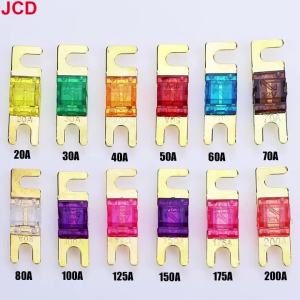 Cầu Chì Ô Tô Hình Chữ U Mini 20A-200A 32V Bộ 5/10 Chiếc Cầu Chì Ô Tô Mật Độ Dòng Điện Cao Dùng Cho Âm Thanh Nổi Xe Hơi