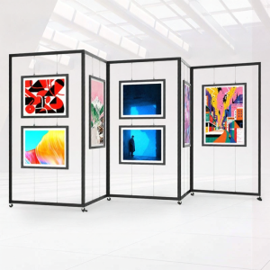 Portable Foldable Display Rack for Art and Calligraphy