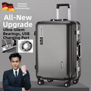 FEIZHUXIANSEN | Durable Thickened Sit-on Luggage with 360 Degree Wheels