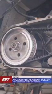 PAKET GEAR PULLY PULY SET BRT EV KONVERSI MOTOR LISTRIK MIO J