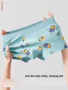 Quần lót nam MiiOW cotton họa tiết hoạt hình không đường may