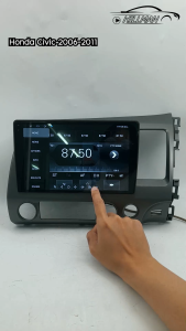 Plusbat จอแอนดรอย HONDA CIVIC FD 2006-2011 จอแอนดรอยด์ติดรถยนต์ เครื่องเสียงรถยนต์ มีให้เลือก Android 13.0 WIFI และแบบ 4G รองรับ 360 พาโนรามา