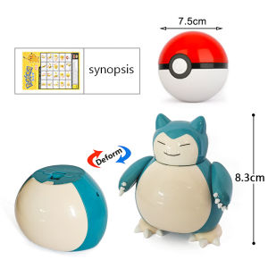 Funny Action Figure Pokemon Ball Deformation Toys Pikachu Mewtwo Gyarados Pocket Monster Pokeball Pokemon Childrens Toys Gifts