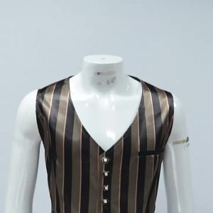 2023  wish New Mens Clothing Medieval Costume R Gothic Short Dress Vest Halloween Costume