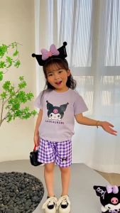 Setelan Anak Perempuan Motif Sanrio Lucu Import Terbaru