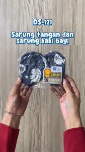 2in1 Sarung Tangan + Sarung Kaki Bayi Newborn BABY LEON DS-121 Sarung Tangan Dan Kaos Kaki Baby New Born Pelindung Tangan dan Kaki Bayi Baru Lahir