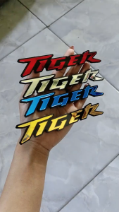 Emblem Honda Tiger 2 PCS Timbul 3D Logo Aksesoris Honda Tiger 2000