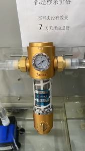 Filter Rumah Tanpa Ganti Filter Seumur Hidup Sambungan Pipa Tembaga Pemurni Air Aliran Universal