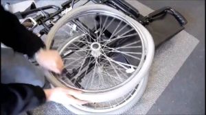 Wheelchair Tire 20 22 24x1 3/8 Polyurethane Solid Tyre Wheelchair Parts Durable Tire