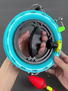 Cuộn Dây Câu Tay Cầm Di Động Đã Được Lắp Sẵn Cho Câu Cá Biển Với Phao & Lưỡi Câu Bộ Dây Nylon 45M Dụng Cụ Câu Cá Mú Cá Mú Biển Nước Mặn