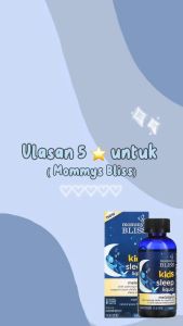 ORIGINAL Cecair ti.dur kanak2mummy bliss umur 3+120ml
