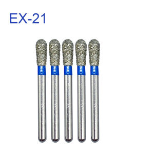 5 Chiếc Mũi Khoan Nha Khoa Tốc Độ Cao FG Dia 1.6MM Đầu Kim Cương Dùng Cho Làm Trắng Răng Vật Liệu Nha Khoa Mũi Khoan Thép Nha Khoa