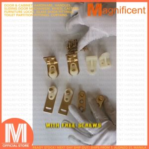 Polished Brass Gravity Hinge (Two Door)