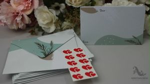 10Pcs Kartu Ucapan dan Amplop GA012