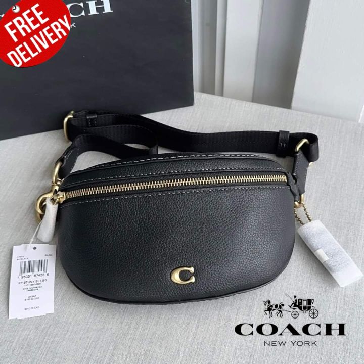 未使用保管品 コーチ ベサニー 黒 BETHANY BELT BAG CH813 COACH