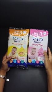 Paseo Baby Wipes Gazette Jojoba Oil 50 sheets (Buy 1 Get 1 Free) Murah Berkualitas