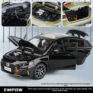 Shadow Leopard Car Model Artificial Alloy Collection Sedan Car Model 1:24 Kids Toy Car Boy Gift Ornaments