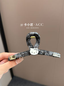 Cute Kt Cat Claw Hair Clip & Large Size Shark Jaw Hair Clip: Stylish Hair Accessories Fresh Out New Korean Style