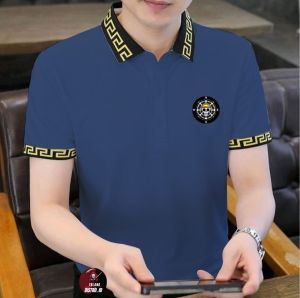 Kaos kerah polo wangki ONE PISE1> Kaos kerah polo kombinasi pria terbaru> Size S M L XL XXL