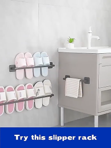 Towel Bar Aluminum Bathroom Towel Hanger Self-Adhesive Towel Rack Ash Balck White Colour