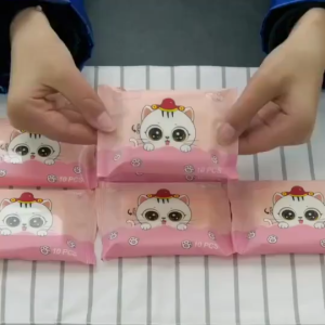 【𝗦𝗚 𝗦𝗧𝗢𝗖𝗞 】Mini Baby Wet Tissue 10pcs Portable Travel Alcohol Free – Ultra Soft & Portable | Pocket Size 8×12cm 10 PCS