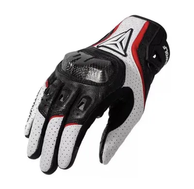MOTOWOLF MDL 0305(ของแท้) ถุงมือขับมอเตอร์ไซด์ ถุงมือหนังแท้พร้อมการ์ดคาร์บอนเคฟล่า กันอากาศเย็นได้ดี