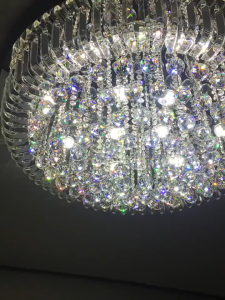 [COD]Nordic living Room Chandelier Crystal Ceiling Light For Living Room LED Lights Modern Bedroom Pandent Lamp