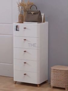 THE L42cm (2-5 Layers) Bedroom Bedside Storage Cabinet Side Table Cabinet Modern Style