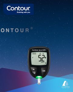Ethos Healthcare Contour Plus Elite Blood Glucose Meter Kit with 25s Strip + FREE Gift