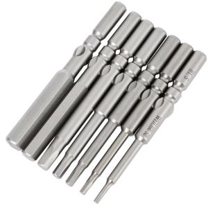 weiligu | Magnetic 4C Electric Screwdriver Bit 5mm Diameter Round Handle