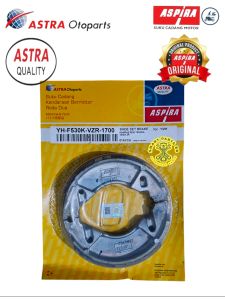 KAMPAS REM BELAKANG MIO ORIGINAL ASPIRA BRAKE SHOE MIO PIRODO MIO KAMPAS BELAKANG MIO MIOJ FINO MIO M3