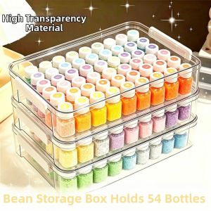 Color Sorting Large Capacity Transparent Storage Boxes