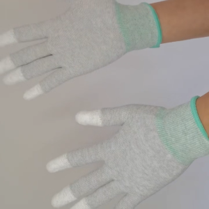 12 Pair ESD Electronic Working Gloves for PC Repair Coated Palm Anti-Static Antiskid Gloves Anti Static Gloves Industrial ESD Dustproof