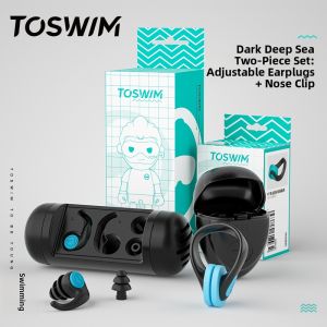 toswim | Swimming & Bathing Earplugs Nose Clip Set