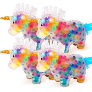 ยูนิคอร์น Squishy ลูกบอลบรรเทาความเครียดสําหรับเด็กที่มีโฟกัสและออทิสติกยืดสัตว์ความเครียดของเล่น Party Favors Squishy Fidget ของเล่น